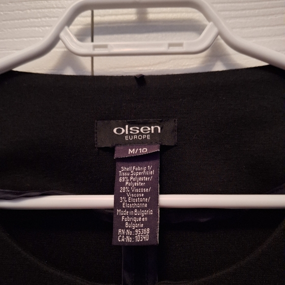 Black and White Light Jacket by Olsen Europe - Picture 2 of 6